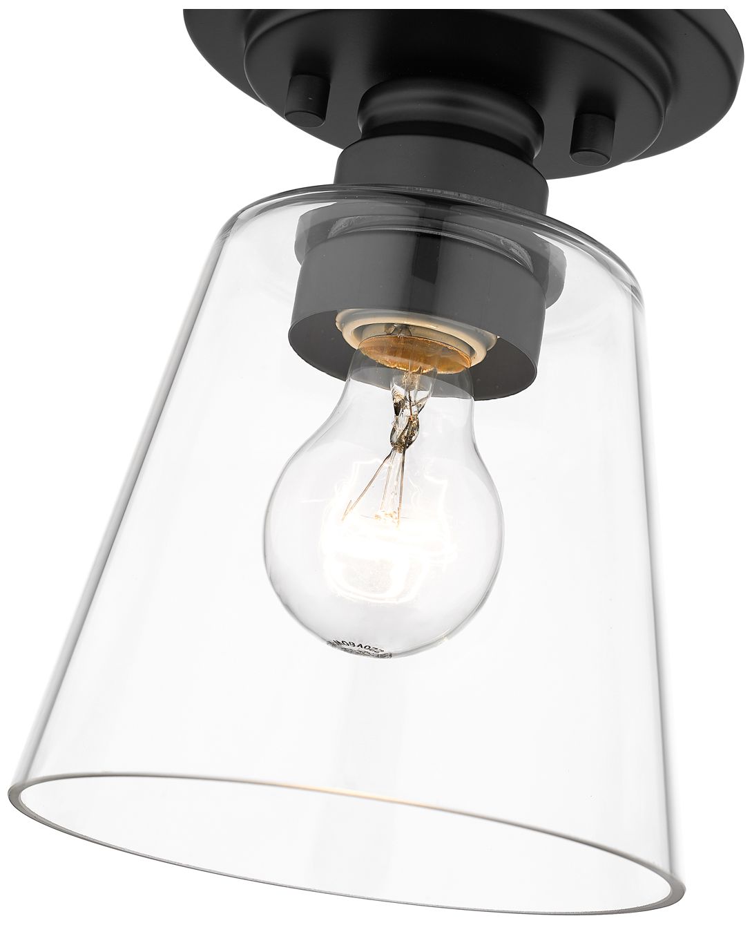 Image 6 Annora by Z-Lite Matte Black 1 Light Flush Mount more views