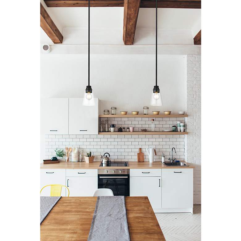 Image 4 Annora by Z-Lite Matte Black 1 Light Mini Pendant more views