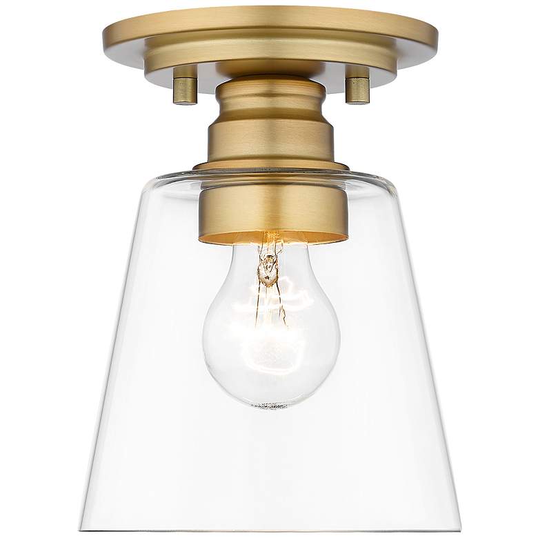 Image 5 Annora by Z-Lite Olde Brass 1 Light Flush Mount more views