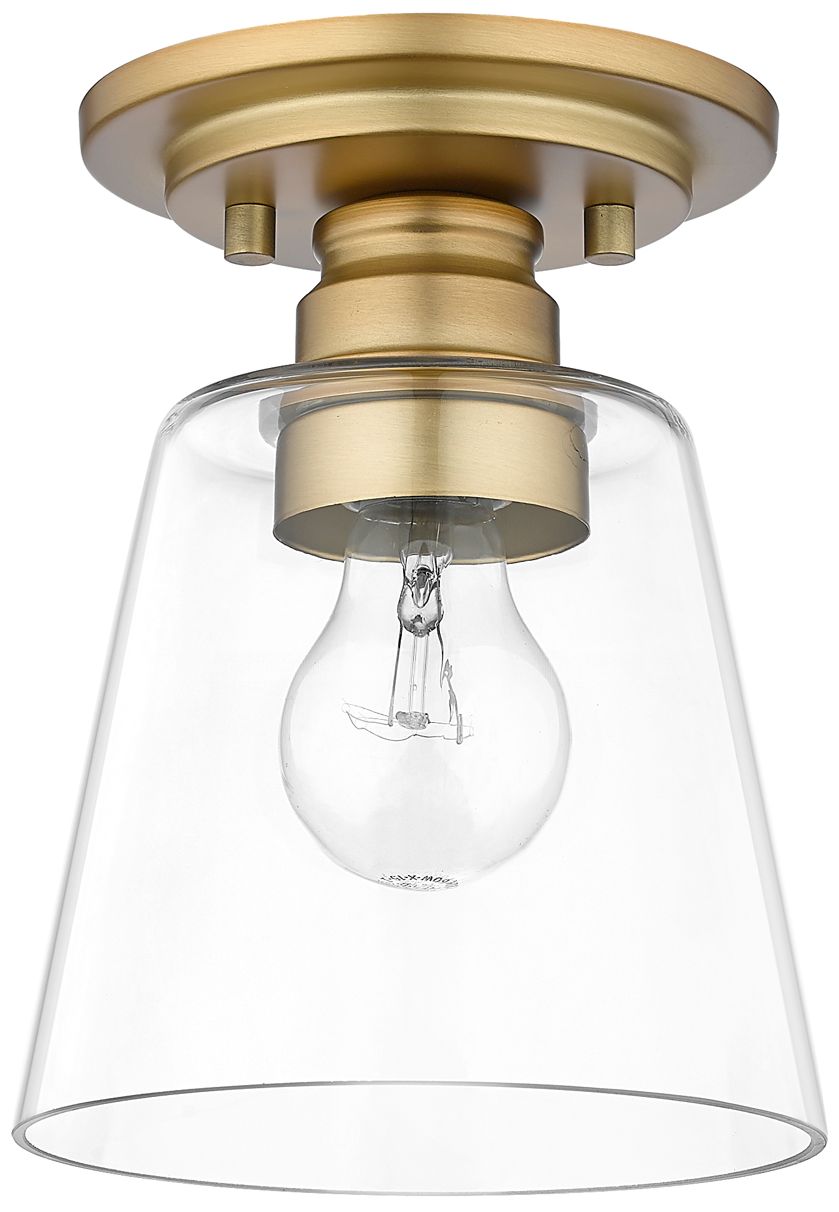 Annora by Z-Lite Olde Brass 1 Light Flush Mount