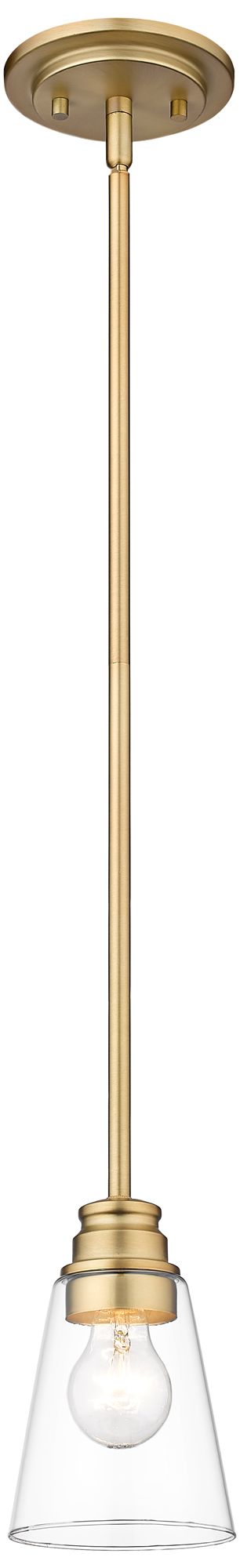 Annora by Z-Lite Olde Brass 1 Light Mini Pendant - #104X9