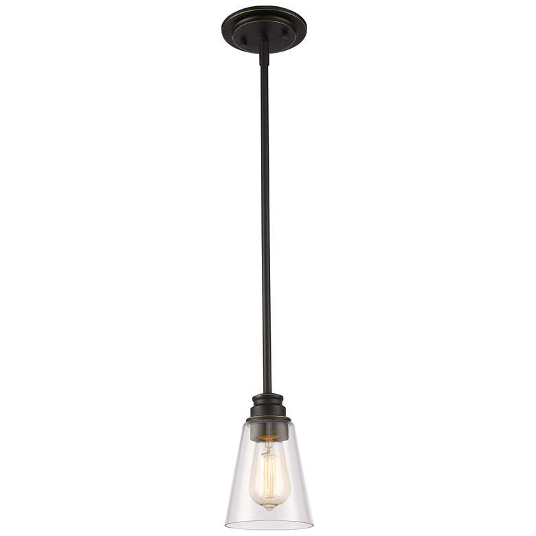Image 1 Annora by Z-Lite Olde Bronze 1 Light Mini Pendant