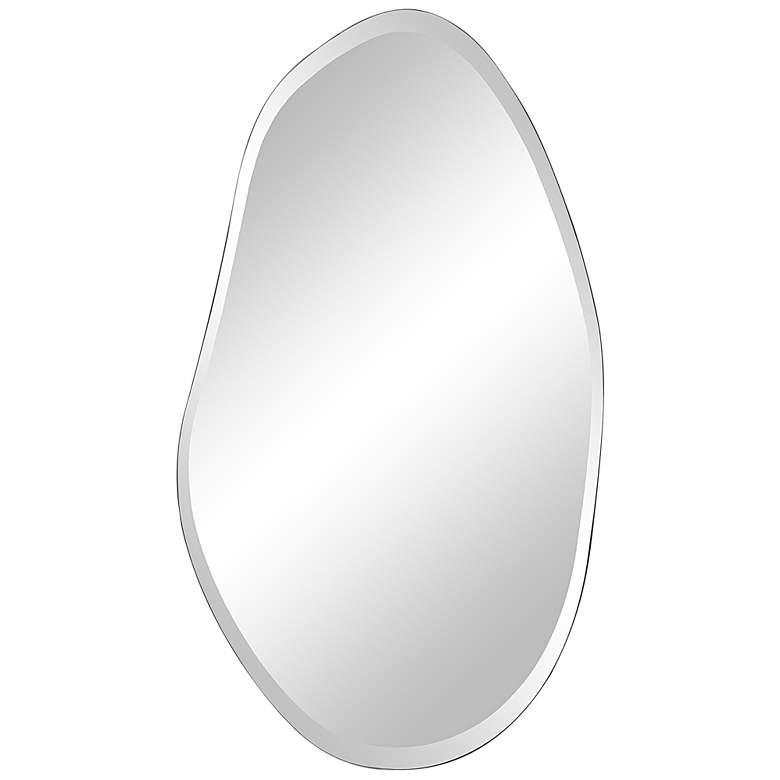 Image 1 Anogia 40 H x 22 W Wall Mirror, Grey