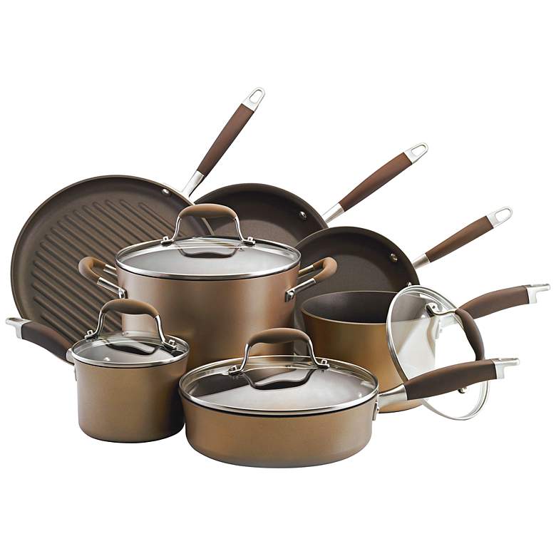 Image 1 Anolon Advanced Bronze 11-Piece Cookware Set