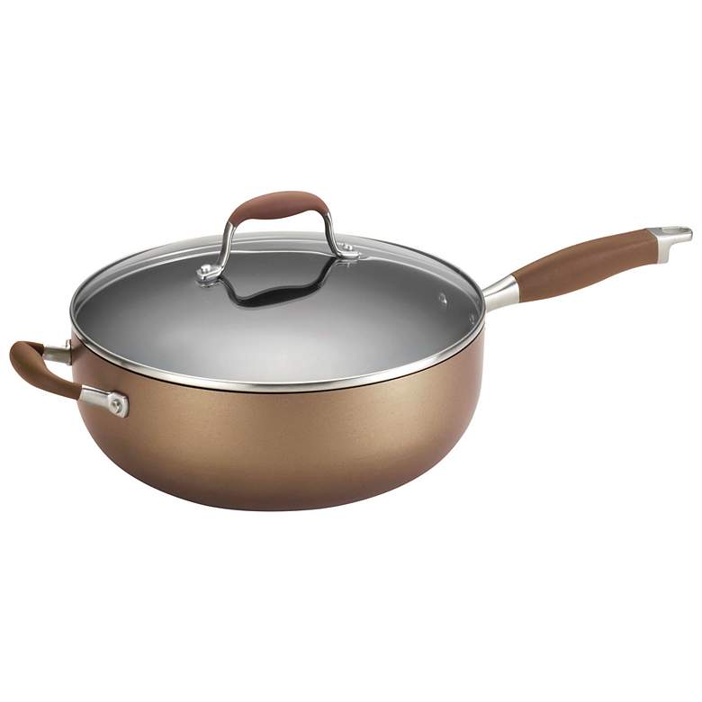 Image 1 Anolon Advanced Bronze 6.5 Qt Covered Chef Pan