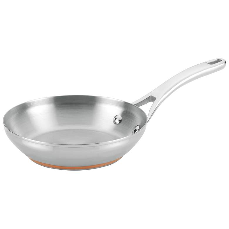 Image 1 Anolon Nouvelle Copper Stainless Steel 8 inch French Skillet