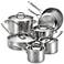 Anolon Tri-Ply Clad Stainless Steel 12-Piece Cookware Set