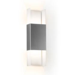 Ansa 19.25&quot; Brushed Stainless Steel 2700K LED Outdoor Sconce