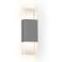 Ansa 19.25" Matte Grey 3000K LED Outdoor Sconce