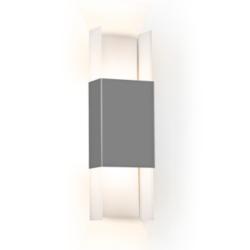 Ansa 19.25&quot; Matte Grey Dimmable 3000K LED Outdoor Sconce