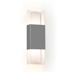 Ansa 19.25&quot; Matte Grey Dimmable 4000K LED Outdoor Sconce