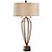 Ansari Collection Gold and Brown Table Lamp