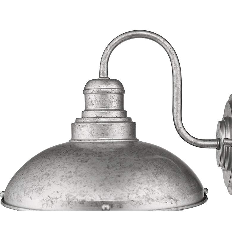 Image 4 Ansel 14" High Galvanized Metal Outdoor Wall Light more views