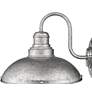 7_Ansel 14" High Galvanized Metal Outdoor Wall Light more views