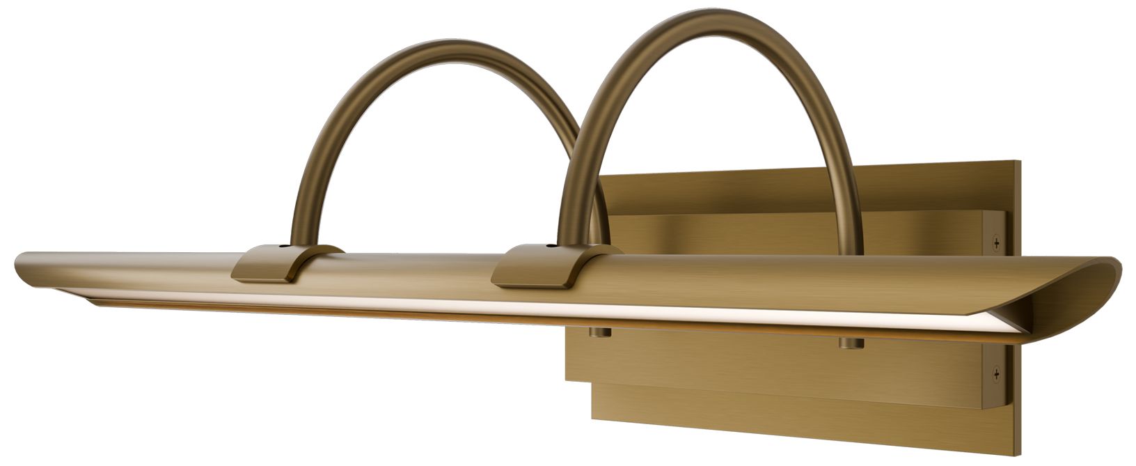 Image 2 Ansel 5.63"H x 18.5"W 1-Light Picture Light in Aged Brass