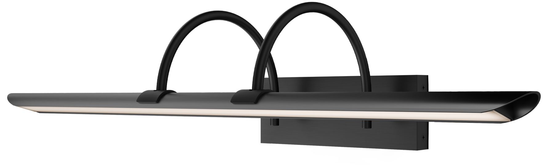 Image 2 Ansel 5.63"H x 24"W 1-Light Picture Light in Black