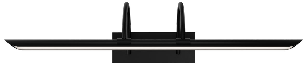 Image 3 Ansel 5.63"H x 24"W 1-Light Picture Light in Black more views