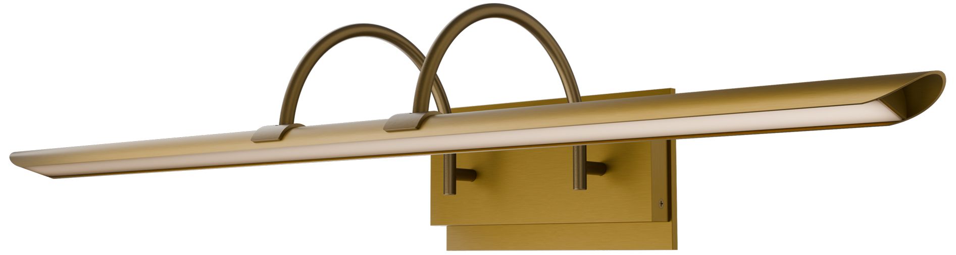 Image 2 Ansel 5.63"H x 29.5"W 1-Light Picture Light in Aged Brass