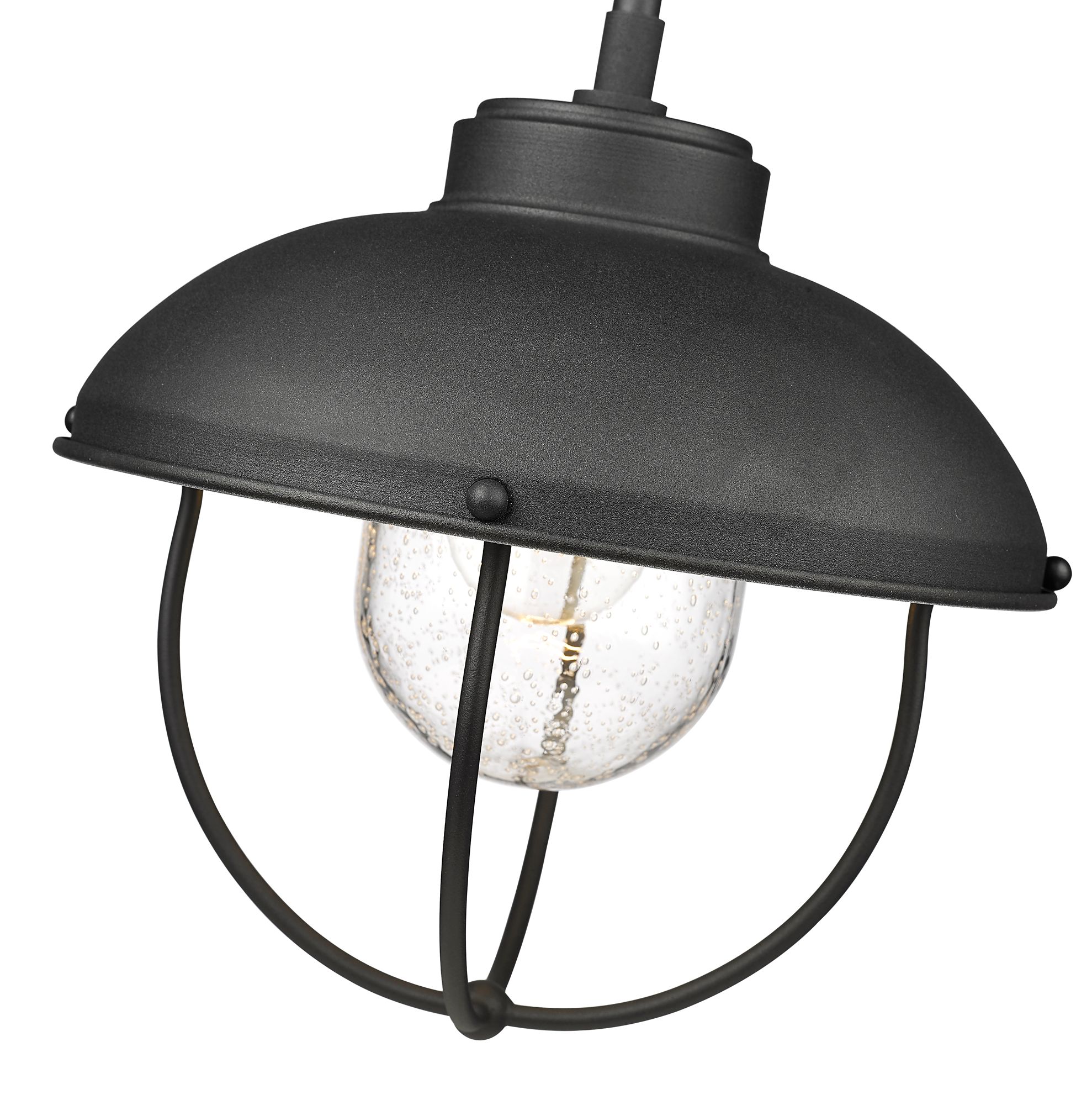 Image 7 Ansel by Z-Lite Black 11 inch 1 Light Outdoor Pendant more views