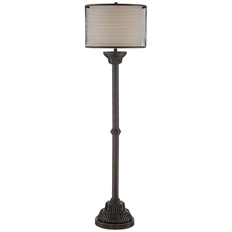 Image 1 Anselm Floor Lamp with Double Layer Shade