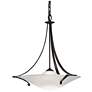 Antasia 21.7" Wide Oil Rubbed Bronze Pendant With Opal Glass Shade