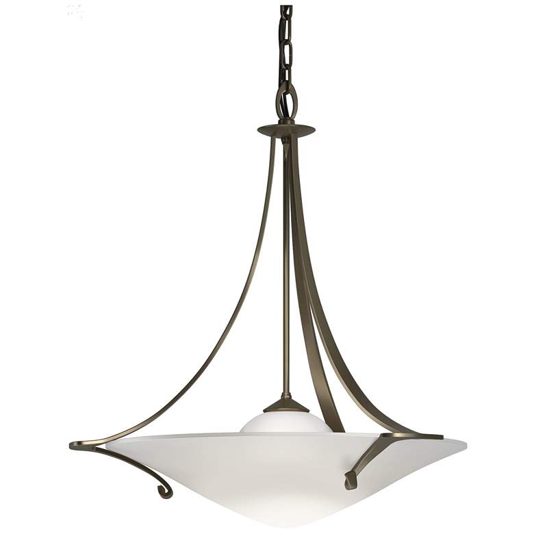 Image 1 Antasia 21.7" Wide Soft Gold Pendant With Opal Glass Shade