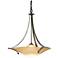 Antasia 21.7" Wide Soft Gold Pendant With Sand Glass Shade