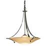 Antasia 21.7" Wide Sterling Pendant With Sand Glass Shade