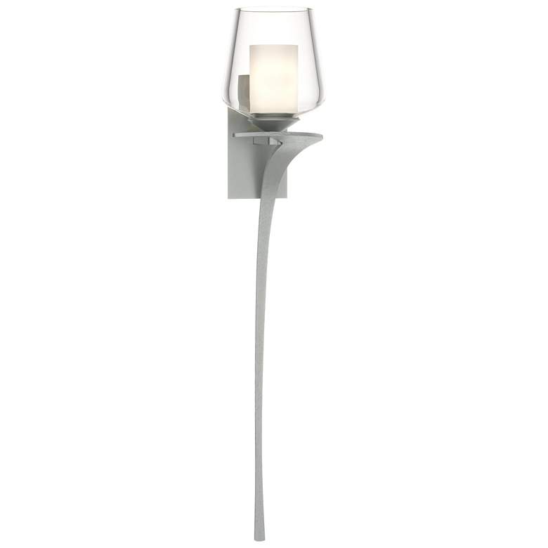 Image 1 Antasia 26.5 inchH Right  Sconce w/ Opal and Clear Double Glass Shade