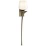 Antasia 26.7" High Opal Glass Right Orientation Soft Gold Sconce
