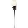 Antasia 26.7"H Opal Glass Left Oil Rubbed Bronze Sconce