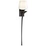 Antasia 26.7"H Opal Glass Right Oil Rubbed Bronze Sconce