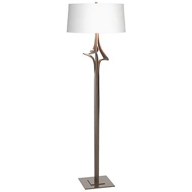 Antasia 58.6" High Bronze Floor Lamp With Natural Anna Shade