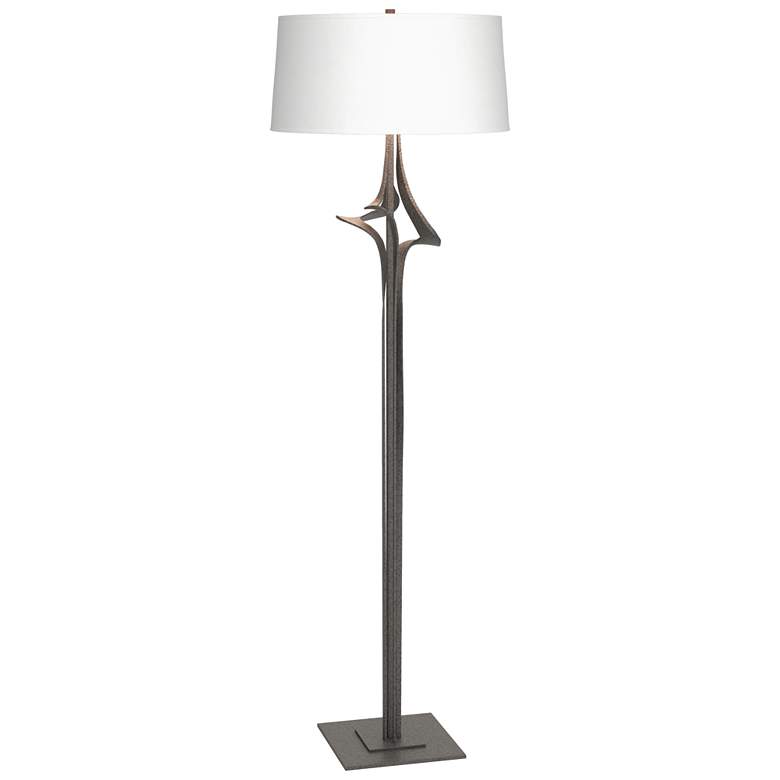 Image 1 Antasia 58.6 inch High Natural Iron Floor Lamp With Natural Anna Shade