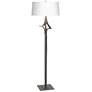 Antasia 58.6" High Natural Iron Floor Lamp With Natural Anna Shade