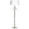 Antasia 58.6" High Sterling Floor Lamp With Natural Anna Shade