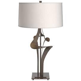 Image1 of Antasia Table Lamp - Bronze Finish - Flax Shade