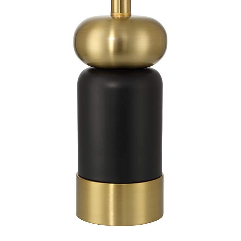 Image 6 Anthem 19" High Black and Brass Table Lamp more views
