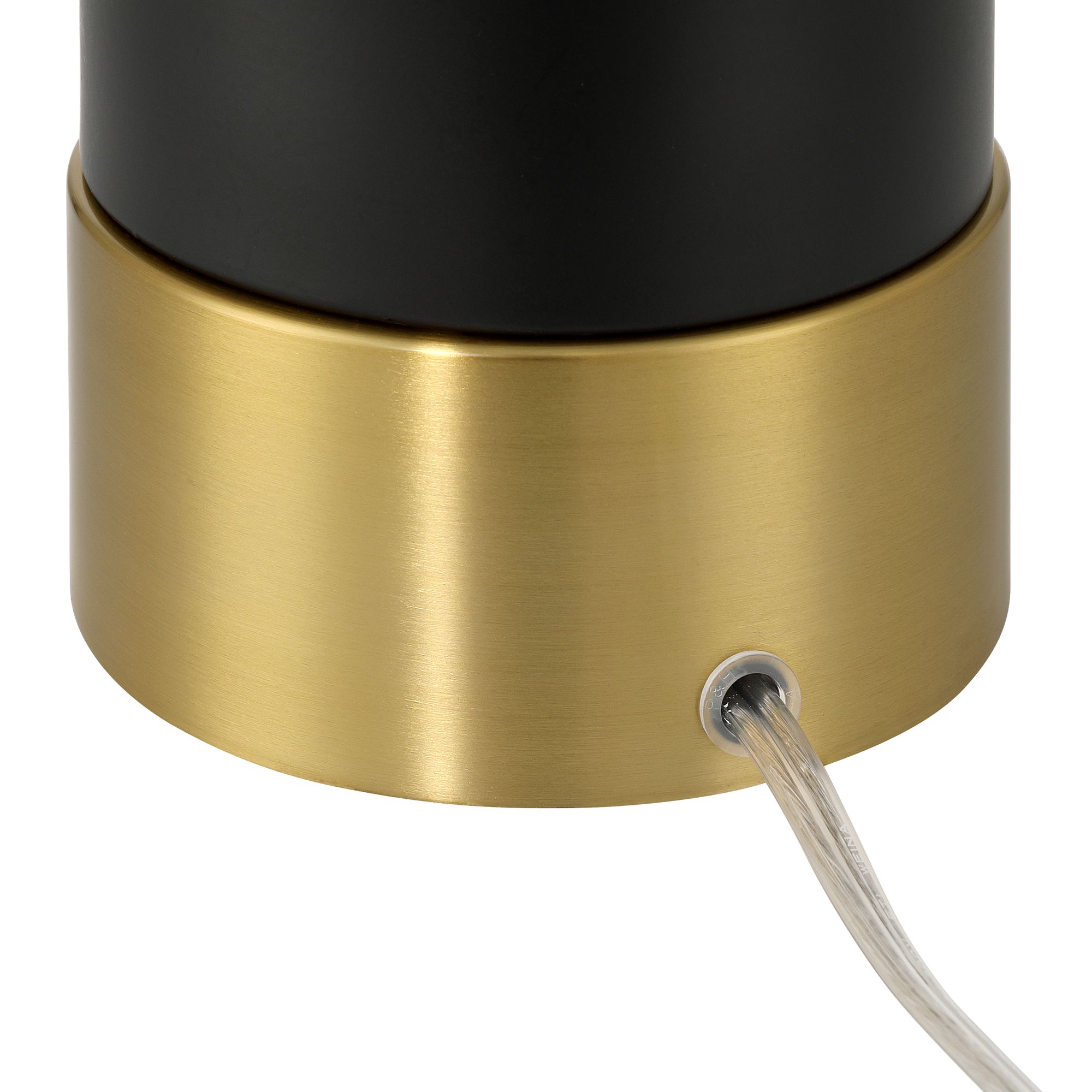 Watch A Video About the Anthem High Black and Brass Table Lamp