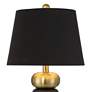 4_Anthem 21 3/4" High Black and Brass Table Lamp more views