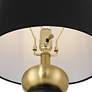 5_Anthem 21 3/4" High Black and Brass Table Lamp more views