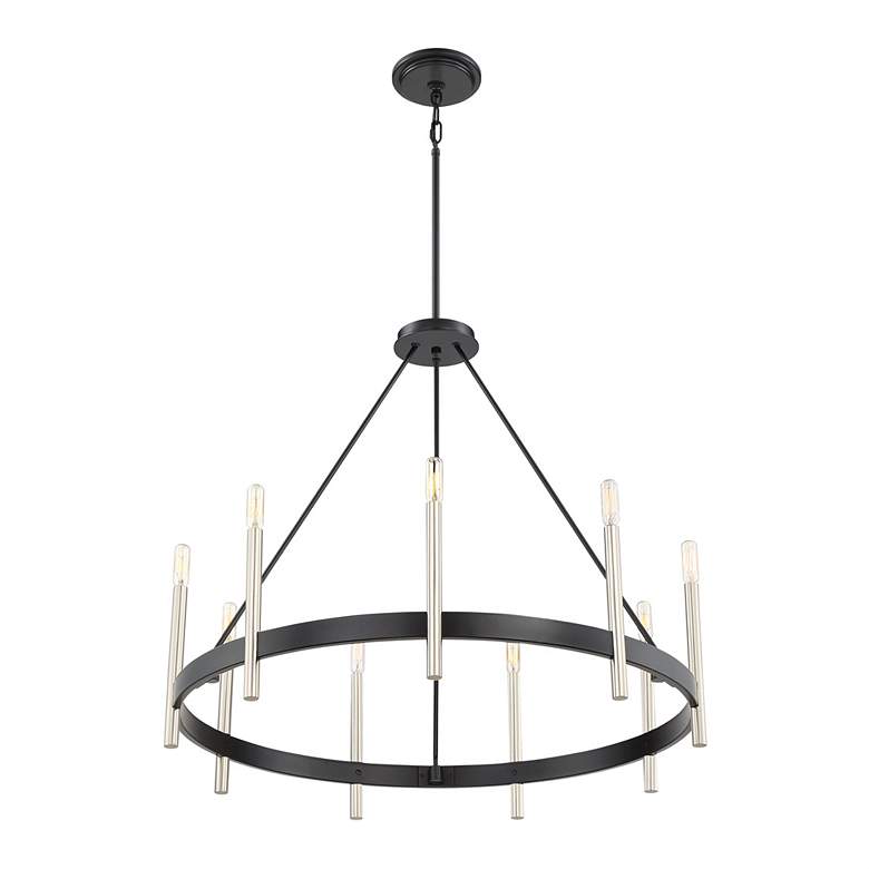 Image 2 Anthem 9 Light Mystic Black Chandelier more views