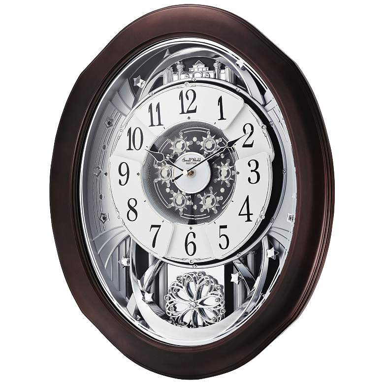 Image 1 Anthology Espresso 21 inch High Motion Wall Clock
