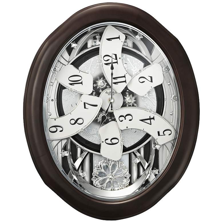 Anthology Espresso 21&quot; High Motion Wall Clock more views