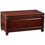 1_Anthony 39 3/4" Wide Dark Cherry Wood Trunk Cocktail Table