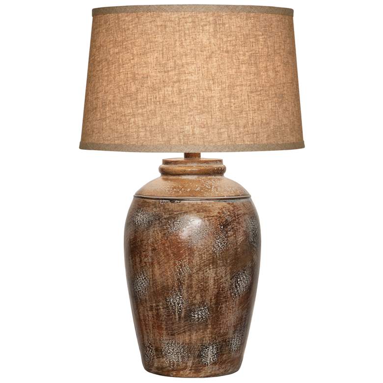 Image 1 Anthony Aeris Brown 29"H Hydrocal Table Lamp