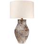 Anthony Albare Red 27.5"H Hydrocal Table Lamp