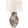 Anthony Albare Red 27.5"H Hydrocal Table Lamp