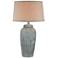 Anthony Calina Blue 30.5"H Hydrocal Table Lamp