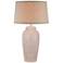 Anthony Calina Pink 30.5"H Hydrocal Table Lamp